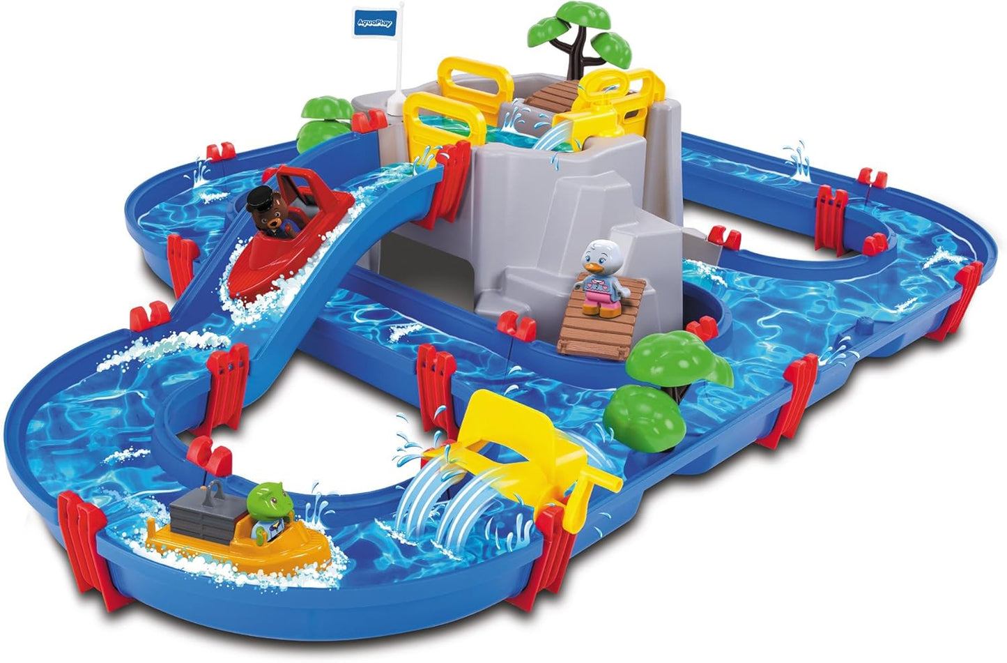 AquaPlay – Wasserbahn Set Bergsee (42 - teilig) Gebraucht