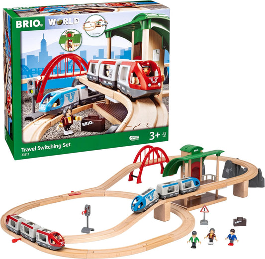 BRIO World 33512 – Großes Bahn Reisezug Set
