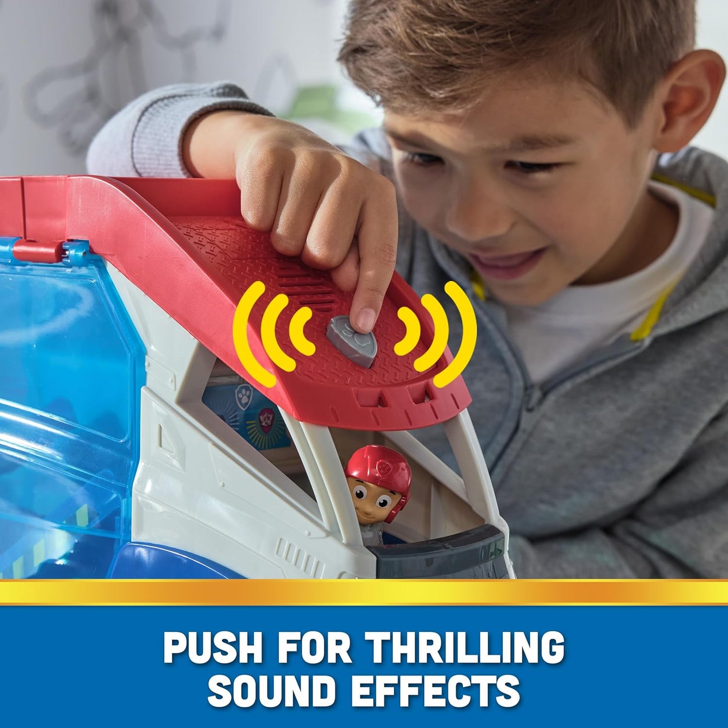 PAW Patrol – Launch'n Rescue PAW Patroller Teamfahrzeug mit neuen Funktionen, inkl. Ryder - Figur und 1 Basis - Fahrzeug, Spielzeug geeignet für Kinder ab 3 Jahren