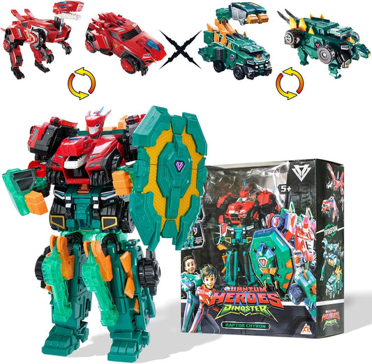 3 in 1 Transformable Roboter Raptor Chyron