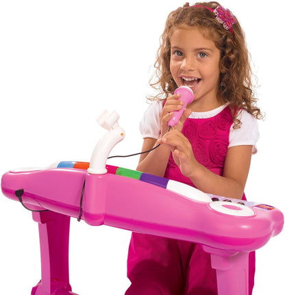 Simba – My Music World Girls Standkeyboard | 31 Tasten | Mit Licht - und Soundeffekten | Höhe: 55 cm | Ab 3 Jahren