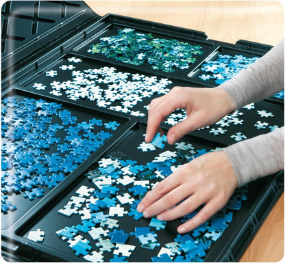 Ravensburger Store &amp; Go für Puzzles mit bis zu 1000 Teilen – Puzzleunterlage &amp; Aufbewahrung in einem