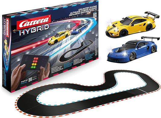 Carrera HYBRID Runway Chase – Porsche 911 GT3 R 1:50 | Rennspaß der neuen Generation