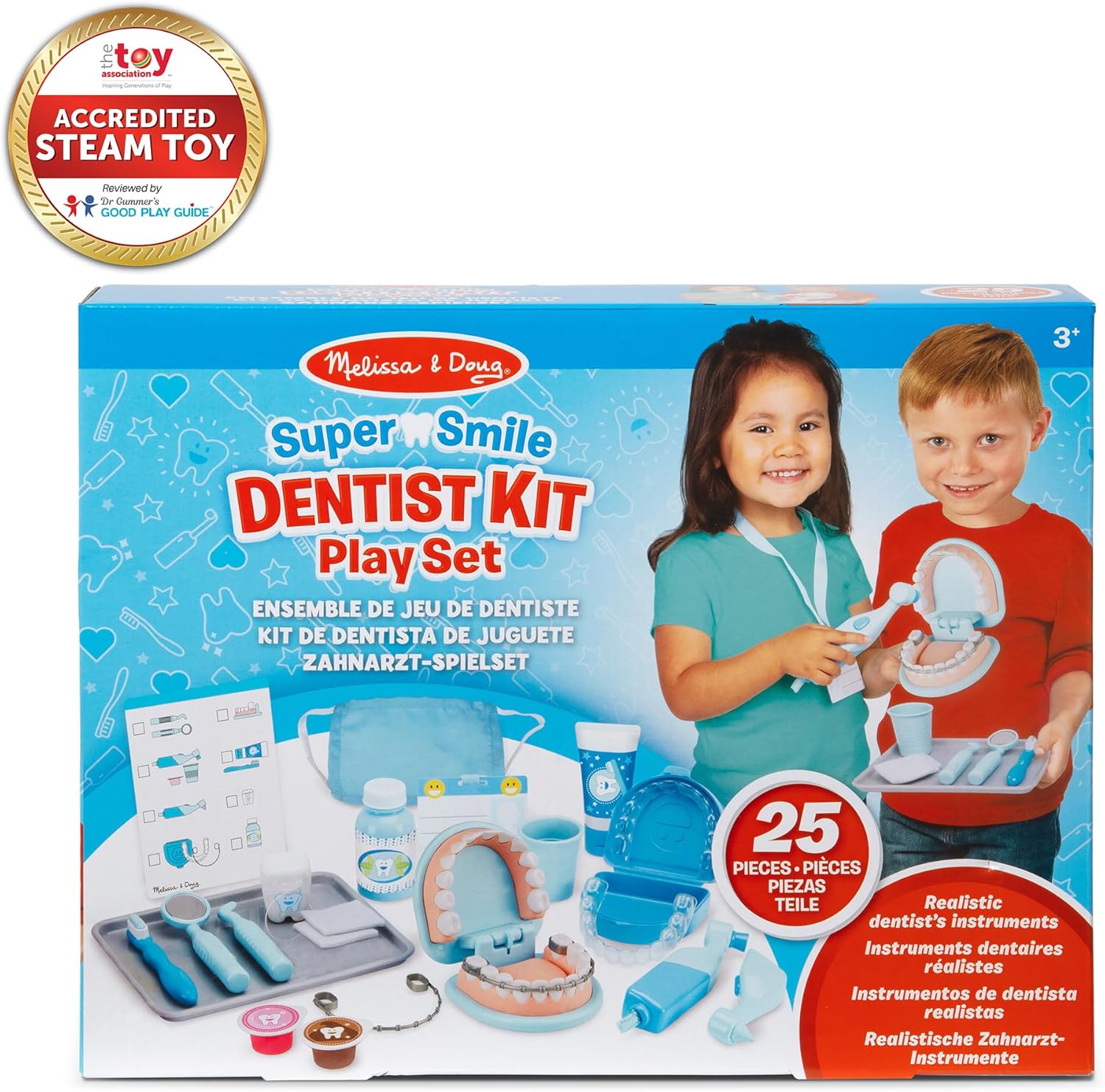 Melissa & Doug – Super Smile Zahnarzt Spielset (26 - teilig)