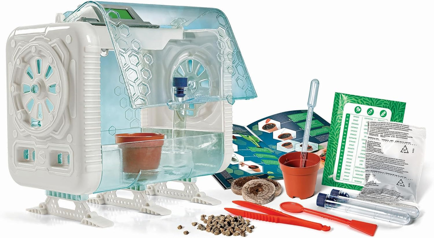 Clementoni Galileo Lab High Tech Gewächshaus – Experimentierkasten &amp; Lernspielzeug für Kinder ab 8 Jahren (59406)