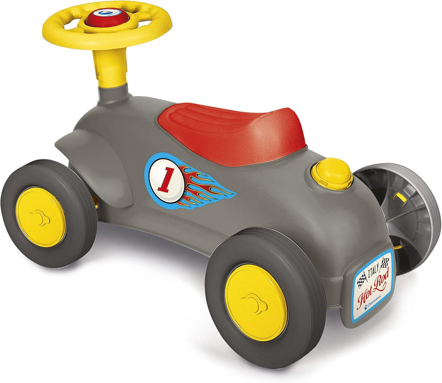 Clementoni – Vintage Rennwagen Lauflernwagen (17700, Made in Italy)