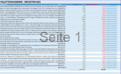 Ungeprüfte Spielzeug  Retouren Palette Spielzeug Paletten