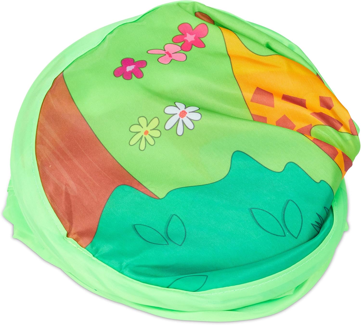 Relaxdays Bällebad Baby, 50 Bunte Bälle, Dschungel Ballzelt quadratisch, Pop - Up, HBT: 34 x 71 x 71 cm, Bällchenbad, grün