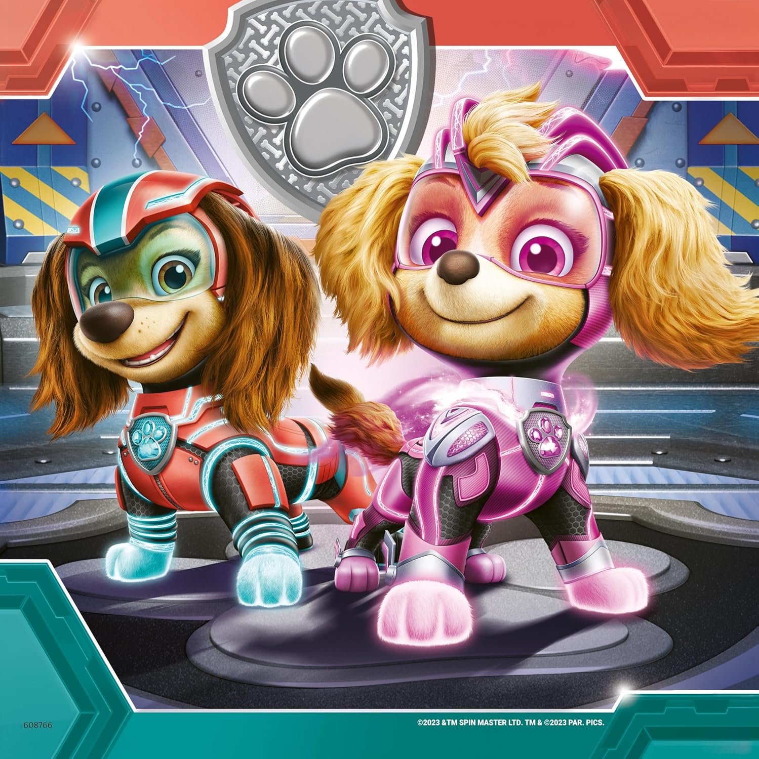 Ravensburger Kinderpuzzle 05708 - PAW Patrol Power - 3x49 Teile PAW Patrol The Mighty Movie Puzzle für Kinder ab 5 Jahren