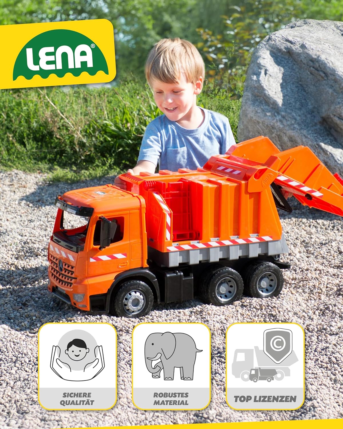 Lena 02168 – Starke Riesen Müllwagen Mercedes Benz Arocs 74 CM