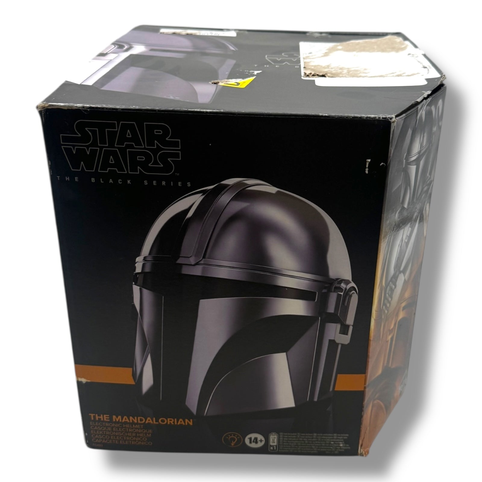 Star Wars Hasbro Wars The Black Series The Mandalorian elektronischer Premium Helm