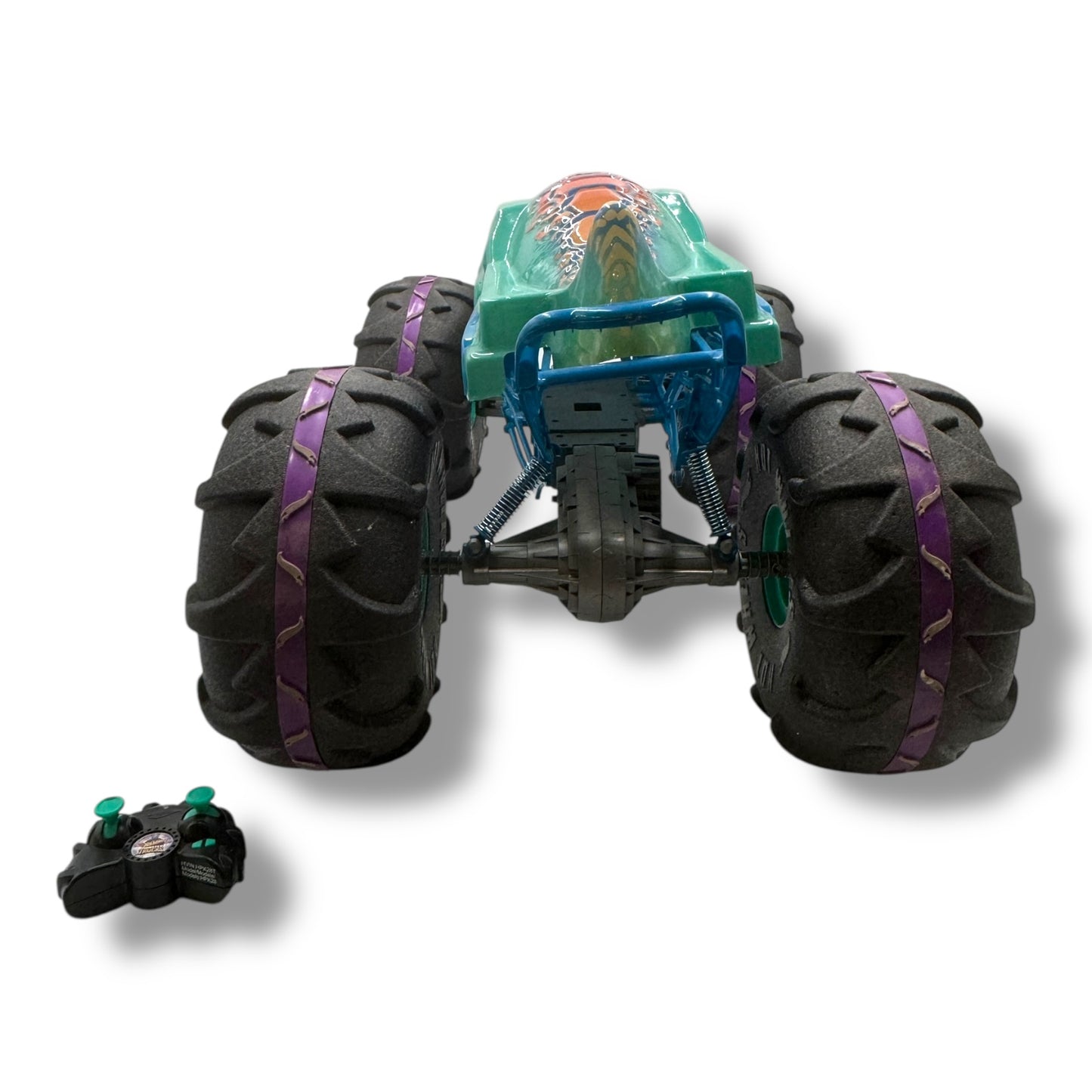 Hot Wheels Monster Trucks Ferngesteuertes Auto, Mega - Wrex im Maßstab 1:6, extragroßer RC Truck, über 60 cm lang, HPK28