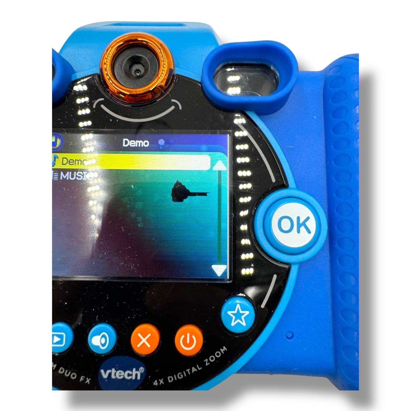 VTech KidiZoom Duo FX in Blau – Robuste Digitalkamera mit kreativen Apps und Spielfunktionen – Für Kinder von 4 - 10 Jahren