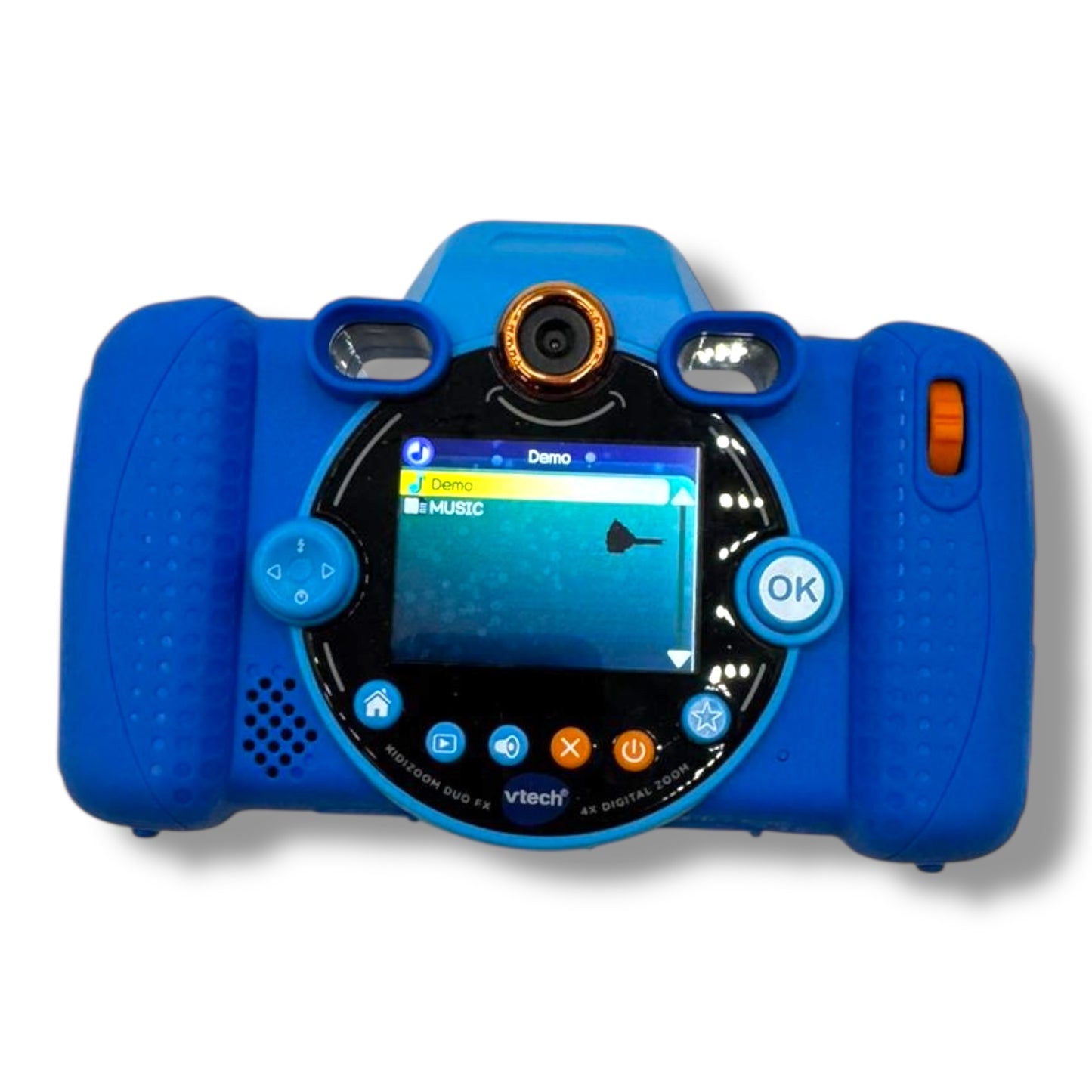VTech KidiZoom Duo FX in Blau – Robuste Digitalkamera mit kreativen Apps und Spielfunktionen – Für Kinder von 4 - 10 Jahren