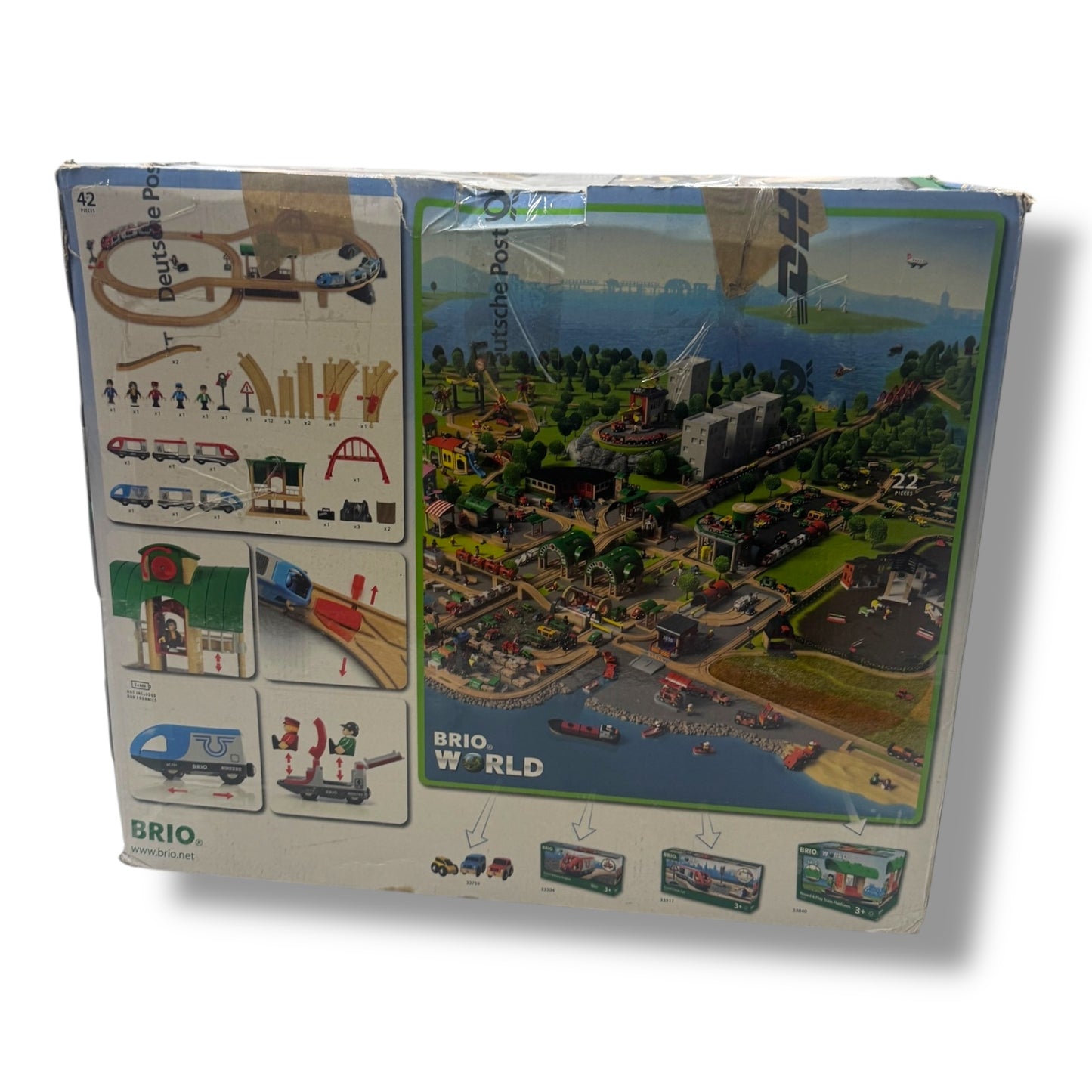 BRIO World 33512 – Großes Bahn Reisezug Set