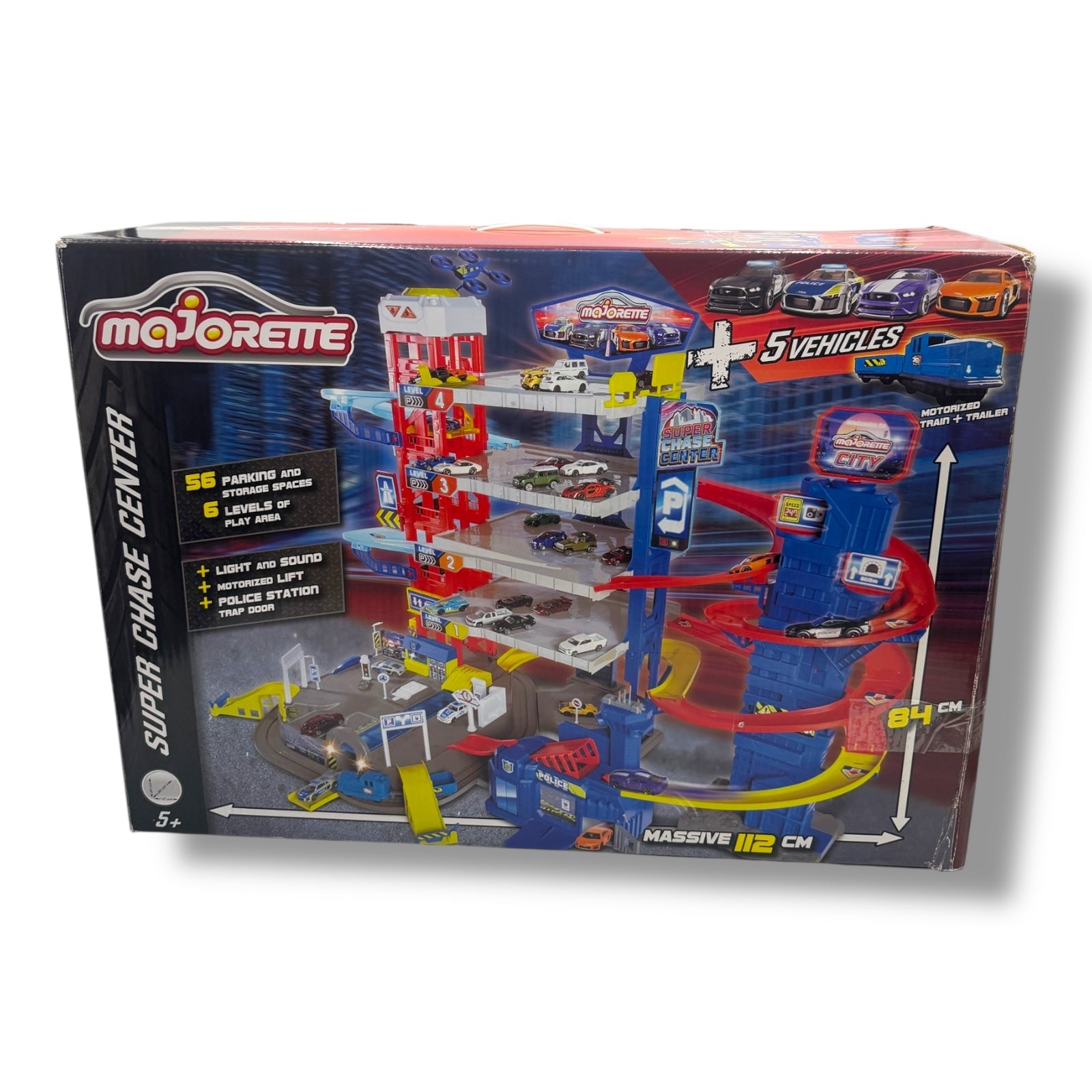 Majorette – Super Chase Center, Parkhaus mit 5 Etagen