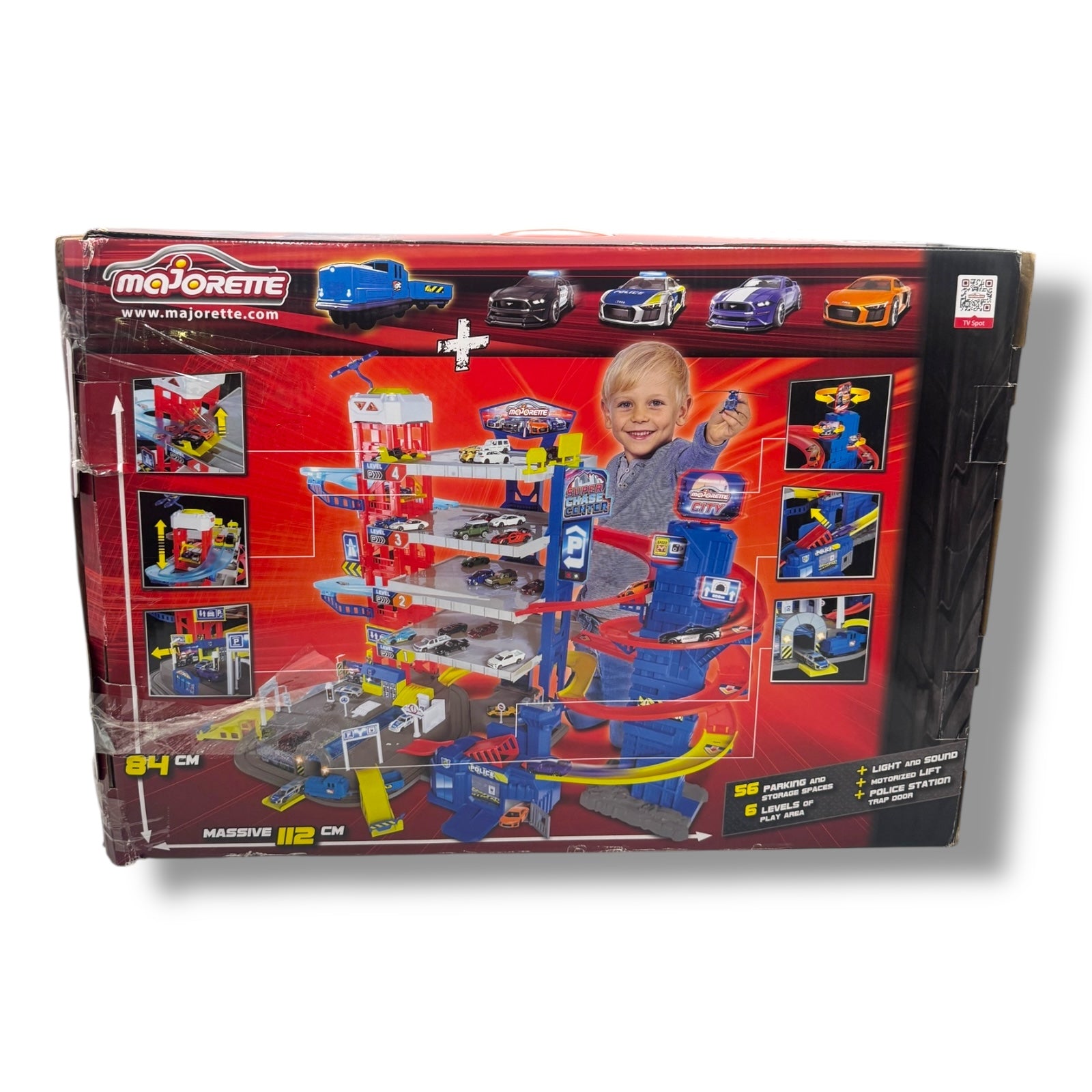 Majorette – Super Chase Center, Parkhaus mit 5 Etagen