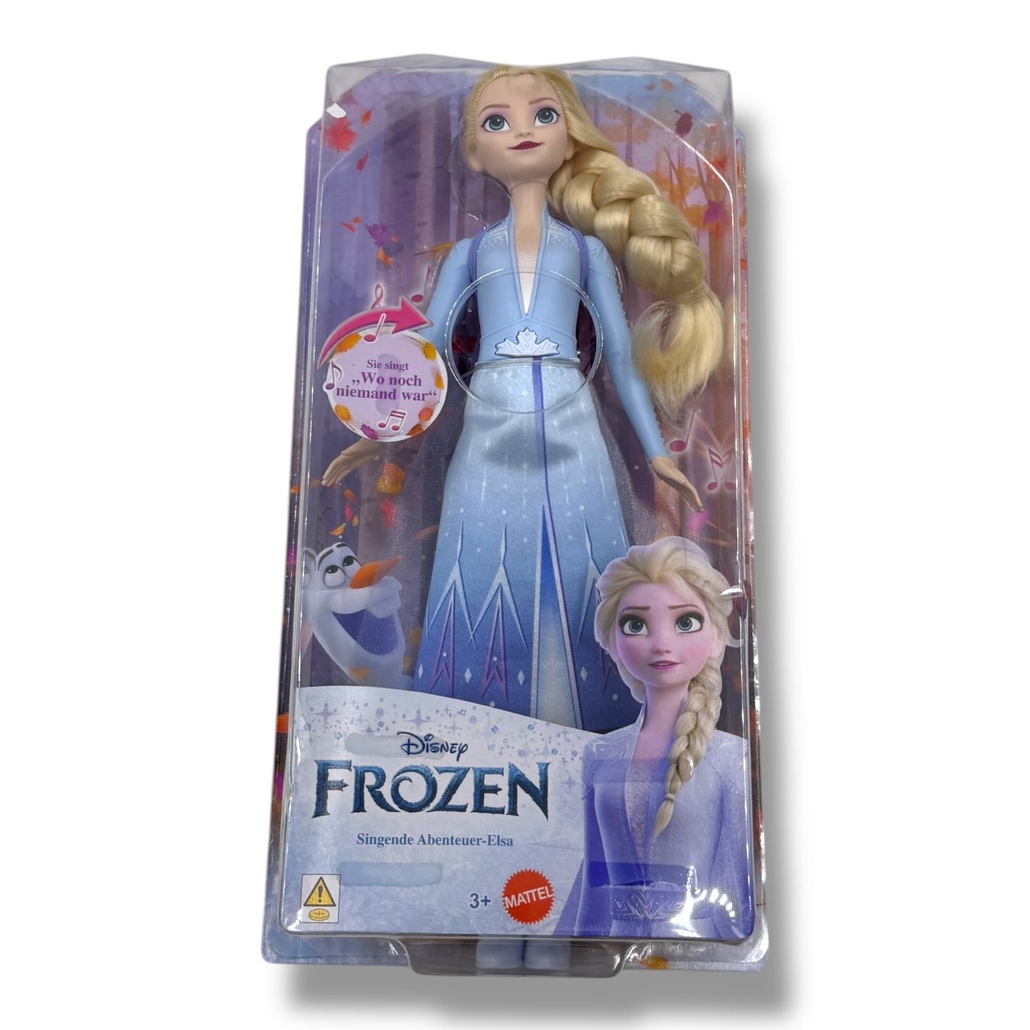 Mattel Disney Frozen 2 – Singende Elsa Modepuppe