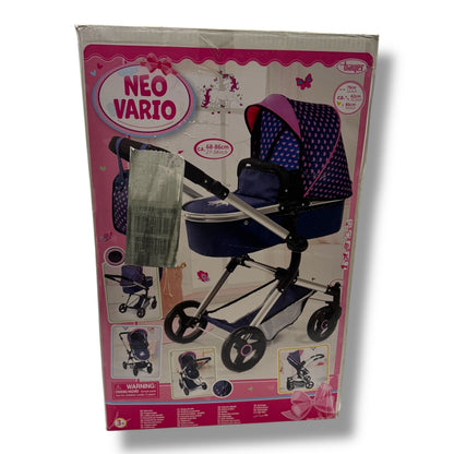 Bayer Design 18454AA Kombi Puppenwagen Neo Vario mit Wickeltasche und Einkaufskorb