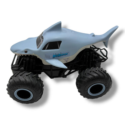 Monster Jam, Megalodon RC, Ferngesteuerter Truck im Megalodon Hai - Design, für drinnen und draußen, Maßstab 1:24, ab 3 Jahren
