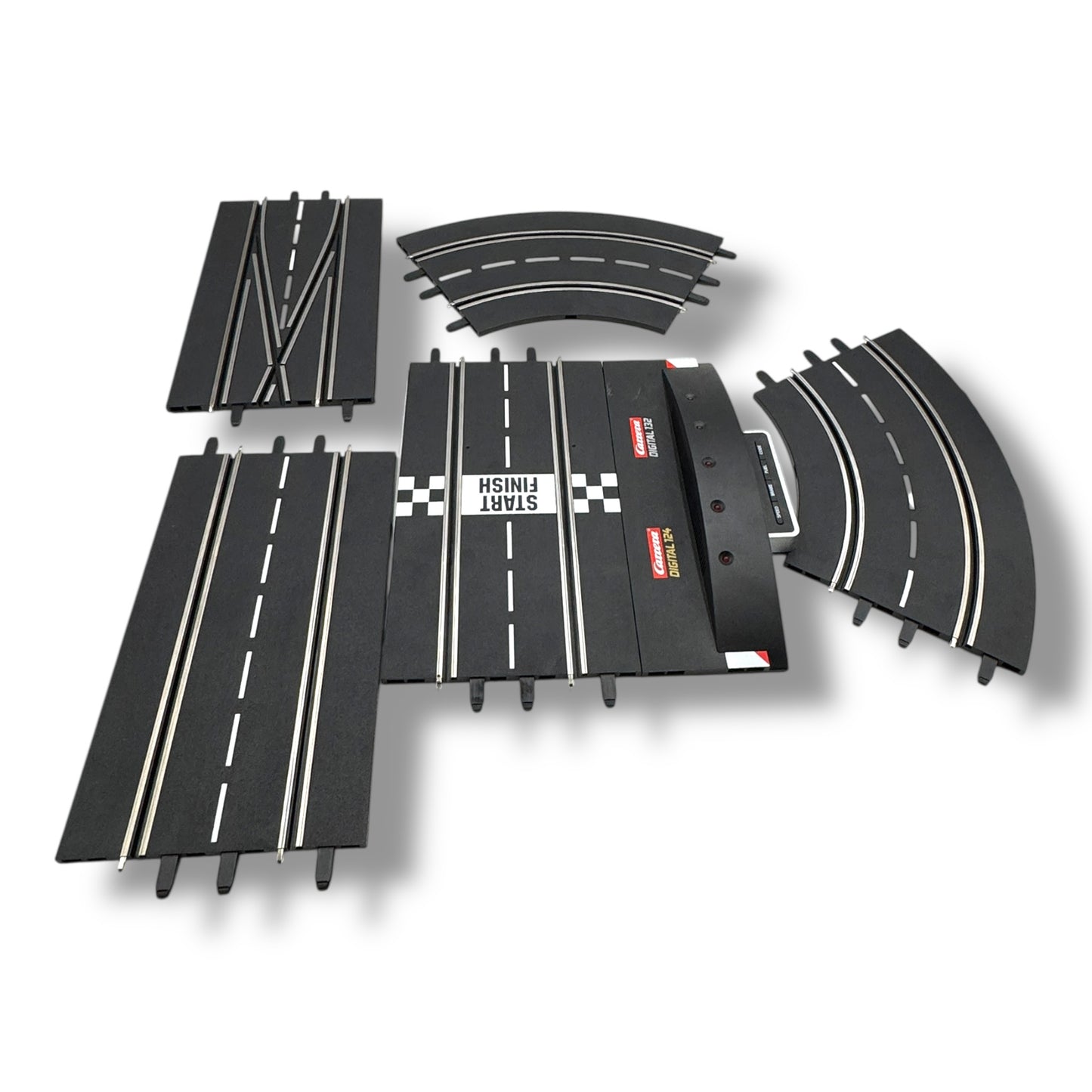 Carrera Digital 124 / 132 Rennbahn Ersatzteile – Kurven, , Doppelweiche , Control Unit & Geraden