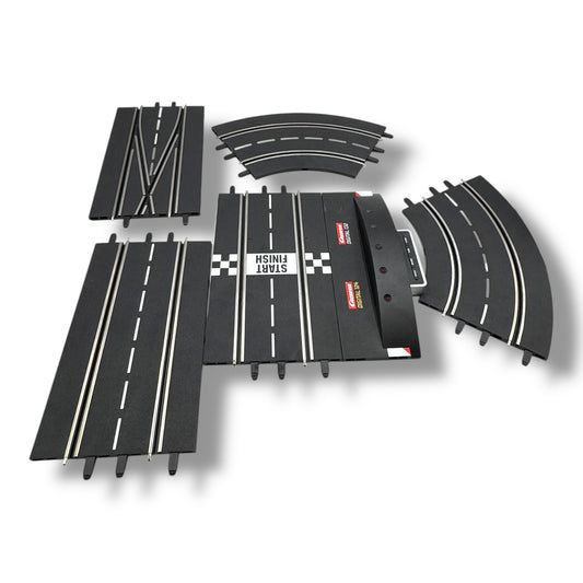 Carrera Digital 124 / 132 Rennbahn Ersatzteile – Kurven, , Doppelweiche , Control Unit & Geraden