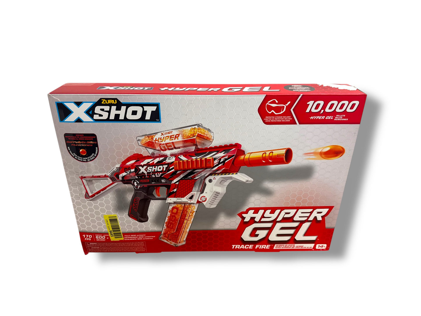 ZURU X-Shot Hyper Blaster Trace Fire – Mit 10.000 Kugeln