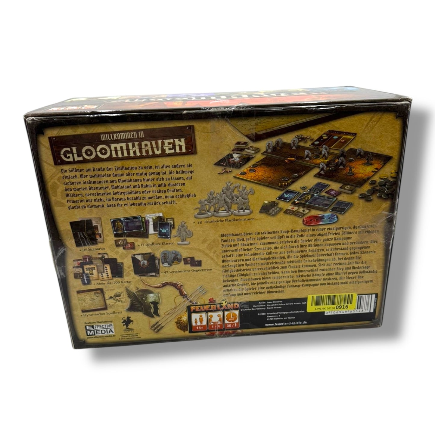 euerland Spiele – Gloomhaven | Episches Koop - &amp; Strategie - Brettspiel – Wie neu