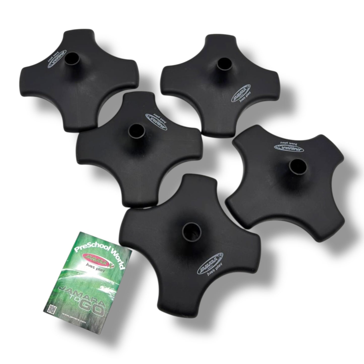 JAMARA 460257 – Traffic - Set Grand A | 5 verschiedene Verkehrsschilder | Stecksystem | Robuster &amp; leichter Kunststoff