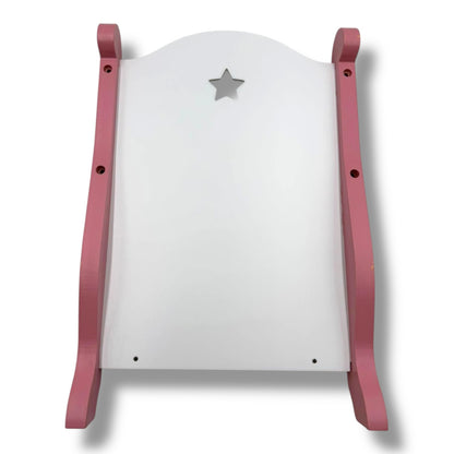 Bayer Chic 2000 - Puppenbett mit Mobile, Puppenmöbel, Puppenzubehör, Stars pink