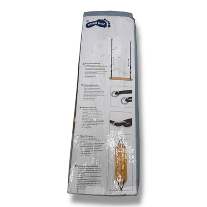 small foot Brettschaukel XL „Black Line“ – extra breite Holzschaukel