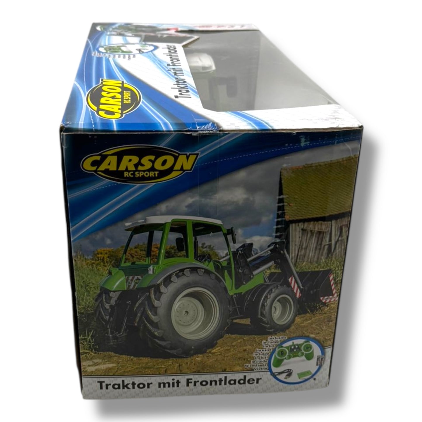 Carson 500907347 RC Traktor mit Frontlader 1:16