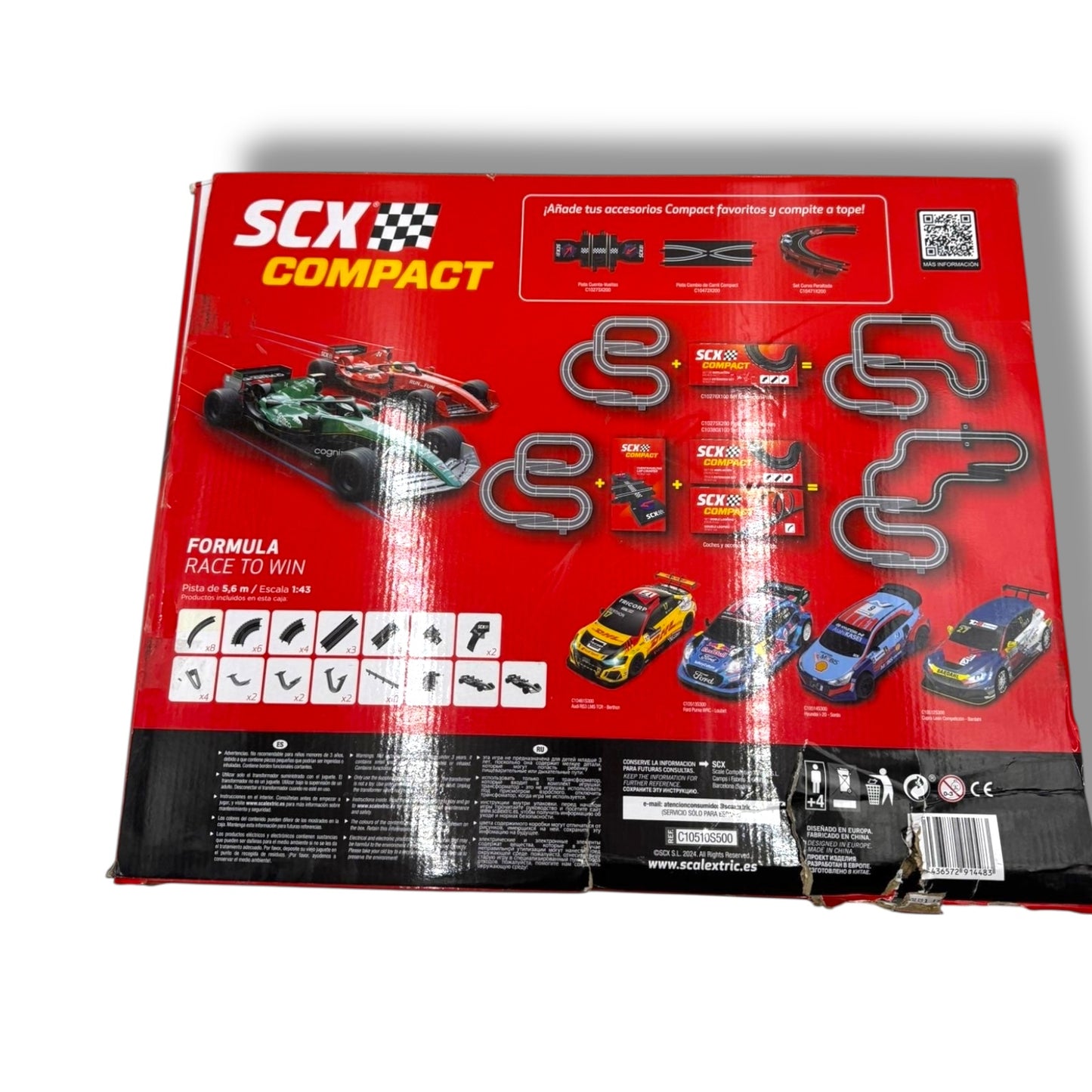 SCALEXTRIC - Compact Circuit (Formula Race to Win)