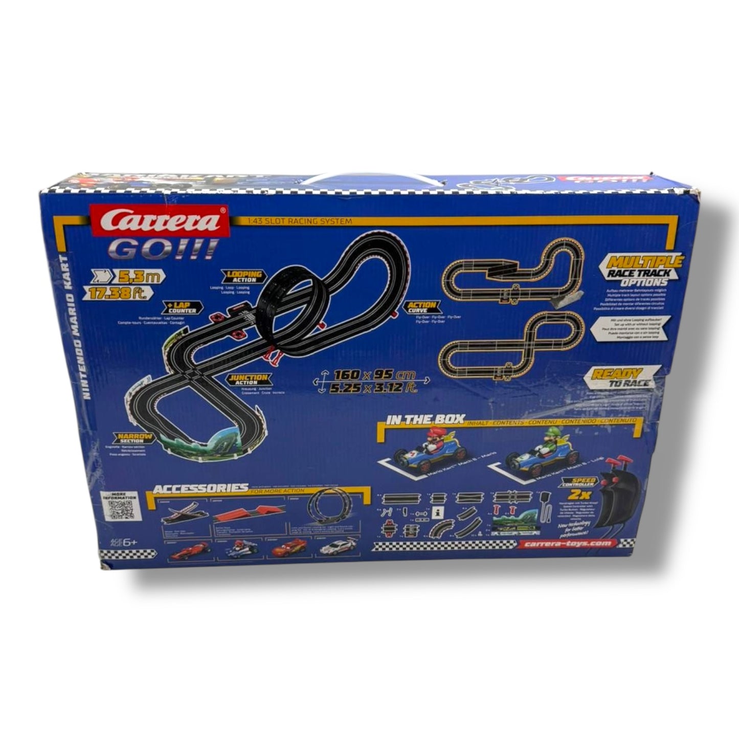 Carrera Rennbahn – Mario Kart™ Mach 8 Komplettset