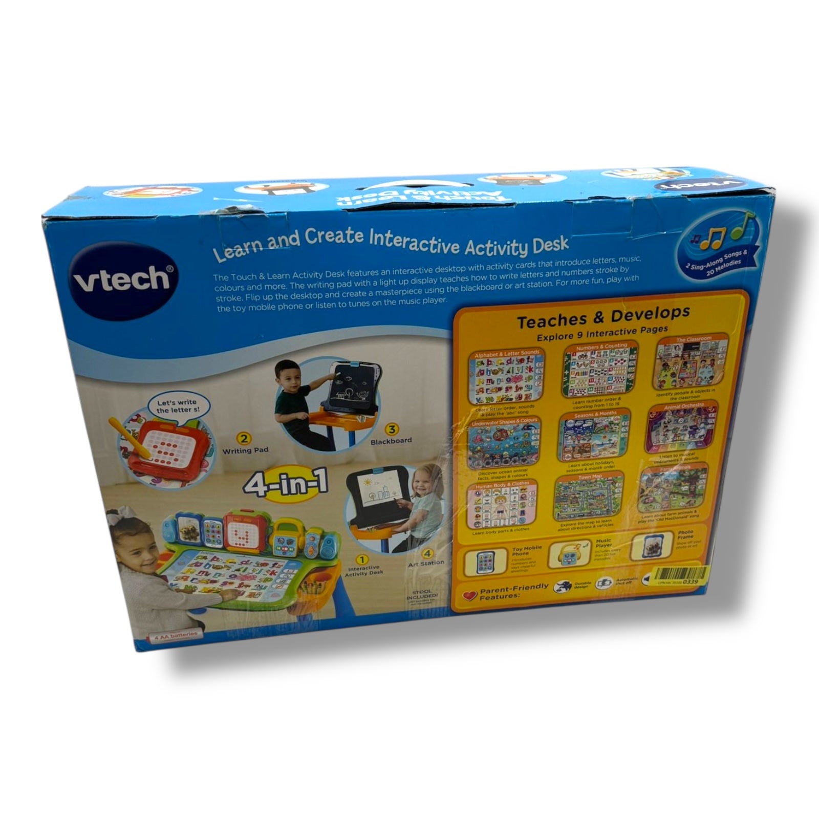 VTech 5 - in - 1 Magischer Schreibtisch – Interaktiver Lern - und Spieltisch