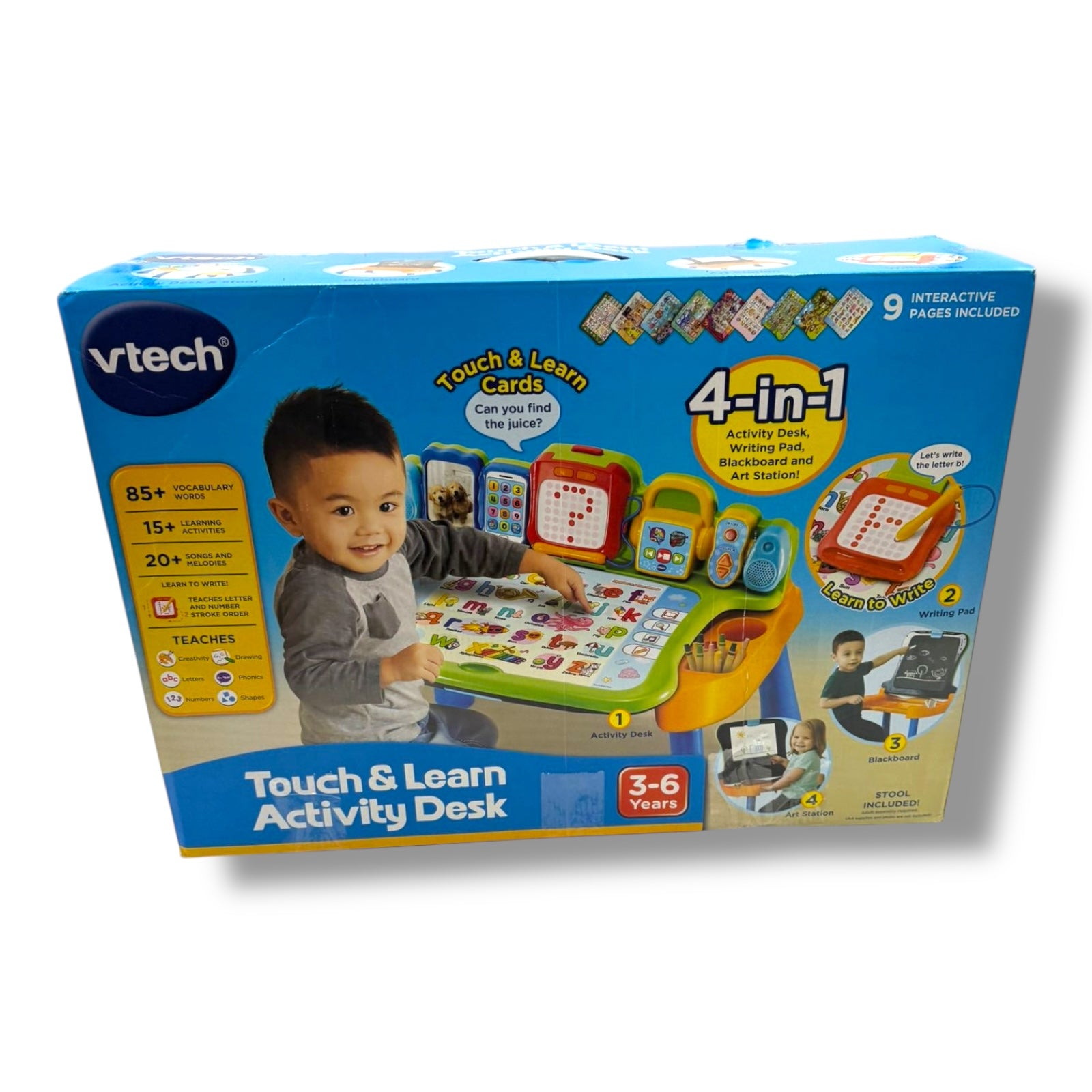VTech 5 - in - 1 Magischer Schreibtisch – Interaktiver Lern - und Spieltisch