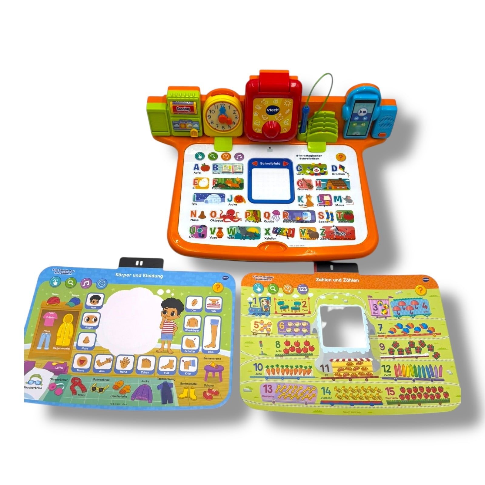 VTech 5 - in - 1 Magischer Schreibtisch – Buntes Lern - und Spielcenter