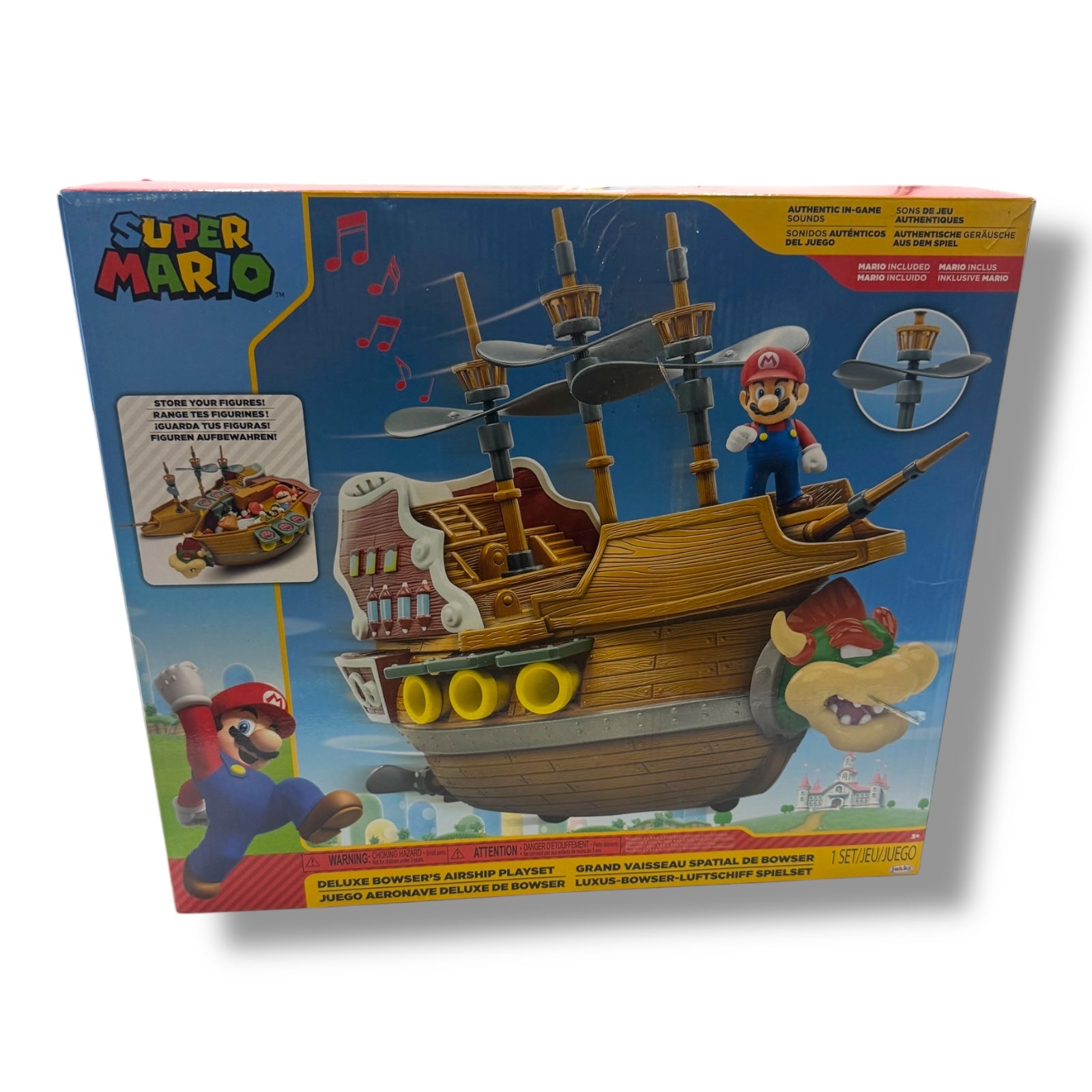 Nintendo Super Mario Deluxe Spielset – Bowser’s Schiff