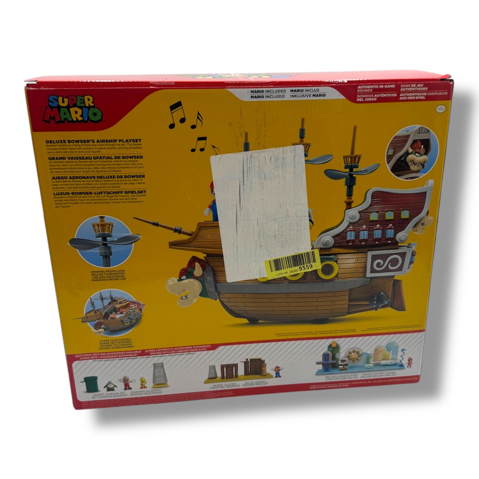 Nintendo Super Mario Deluxe Spielset – Bowser’s Schiff