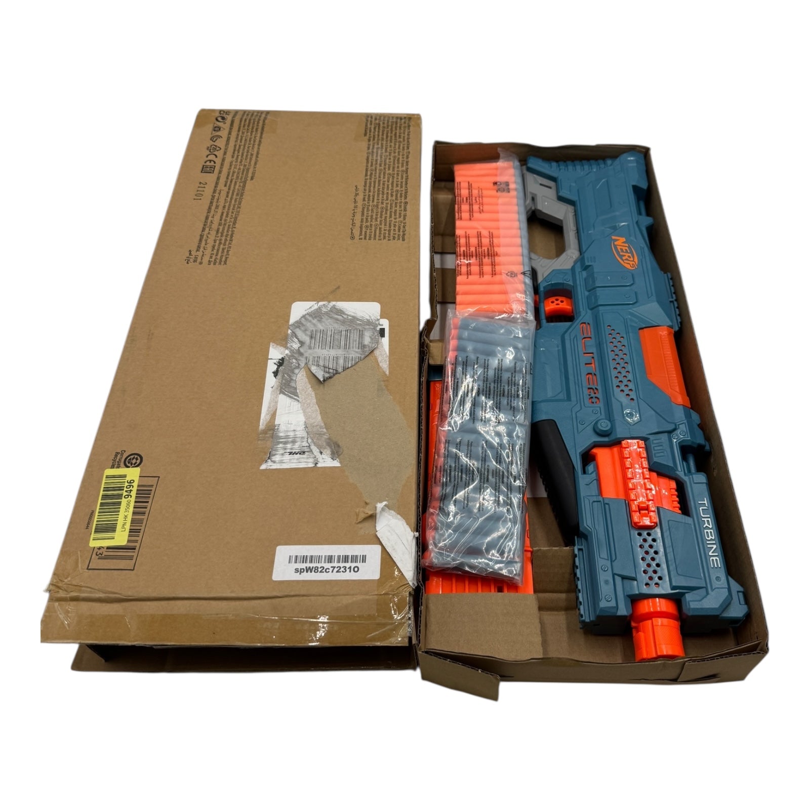 Nerf Elite 2.0 Turbine CS - 18 – Motorisierter Blaster mit Magazin und Darts