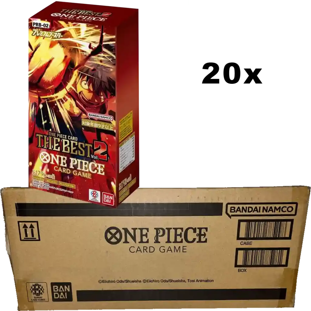 One Piece The Best vol.2 (PRB-02) Display JP