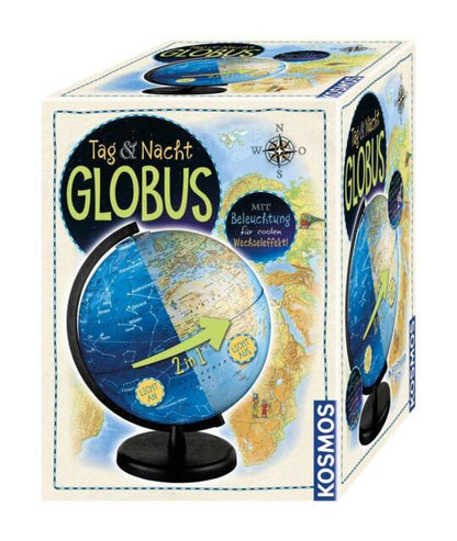 KOSMOS Tag und Nacht Globus mit Beleuchtung Kinderglobus Ø 26 cm ab 6 J. 673017 - Spielzeug & Spielwaren | ReplayToys Deutschland