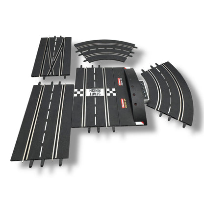 Carrera Digital 124/132 control unit for slot car racetrack replacement parts, showing detailed circuitry and connectors.