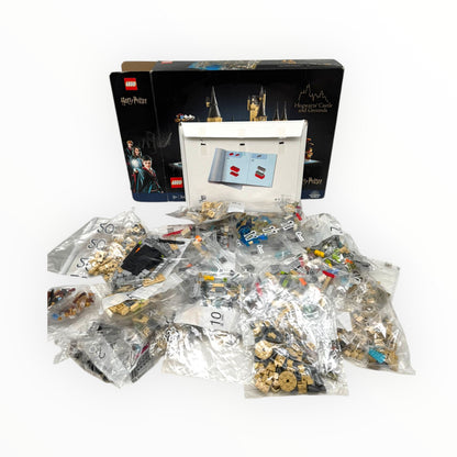 LEGO Harry Potter Hogwarts Castle set (76419) featuring detailed castle grounds, ideal for adult collectors.