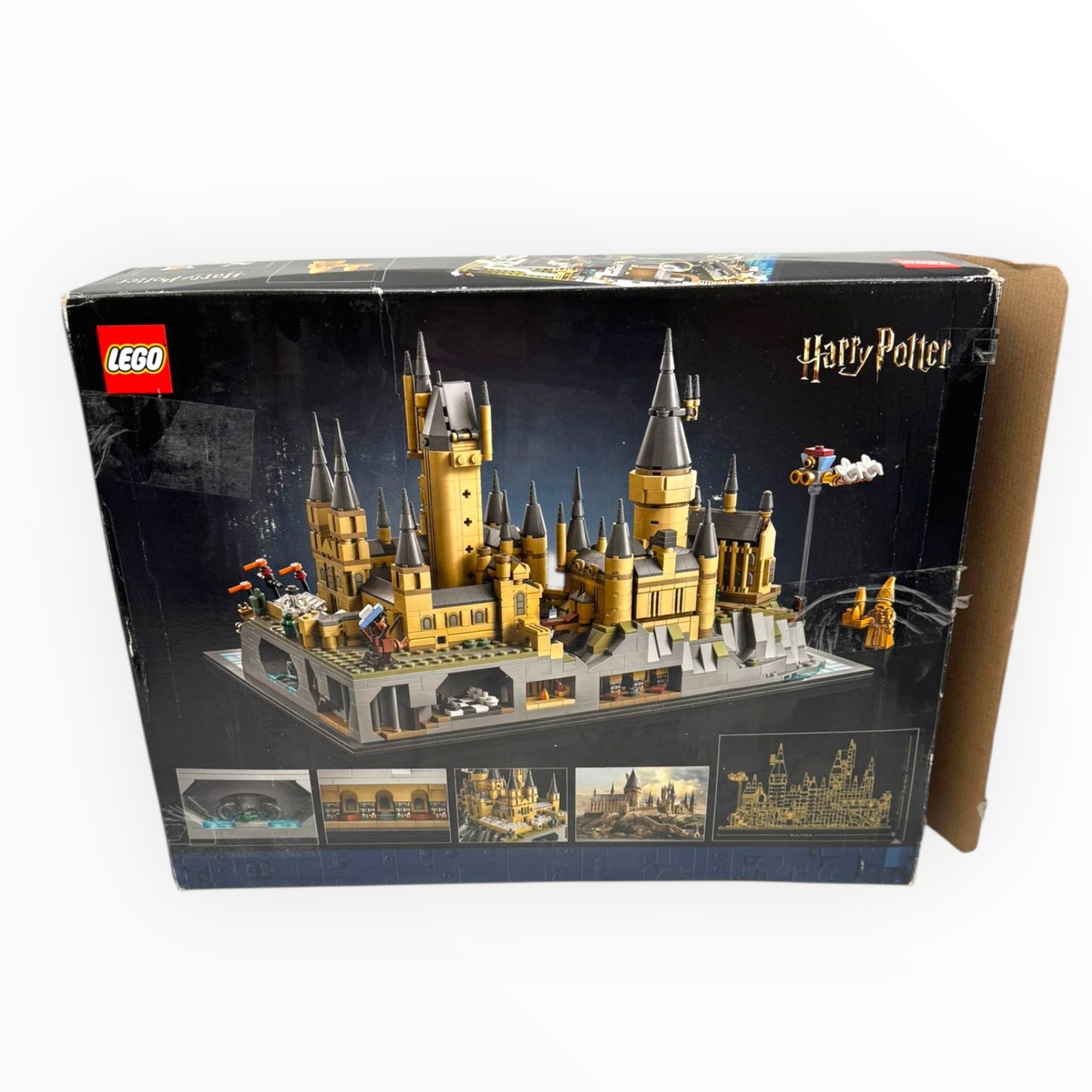 LEGO Harry Potter Hogwarts Castle set (76419) showcasing detailed architecture and grounds, designed for adult collectors.