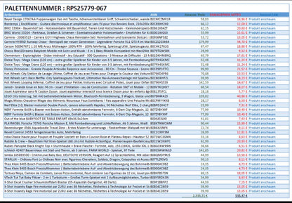 Spielzeug  Retouren Palette / Restposten Spielzeug Paletten - Spielzeug & Spielwaren | ReplayToys Deutschland