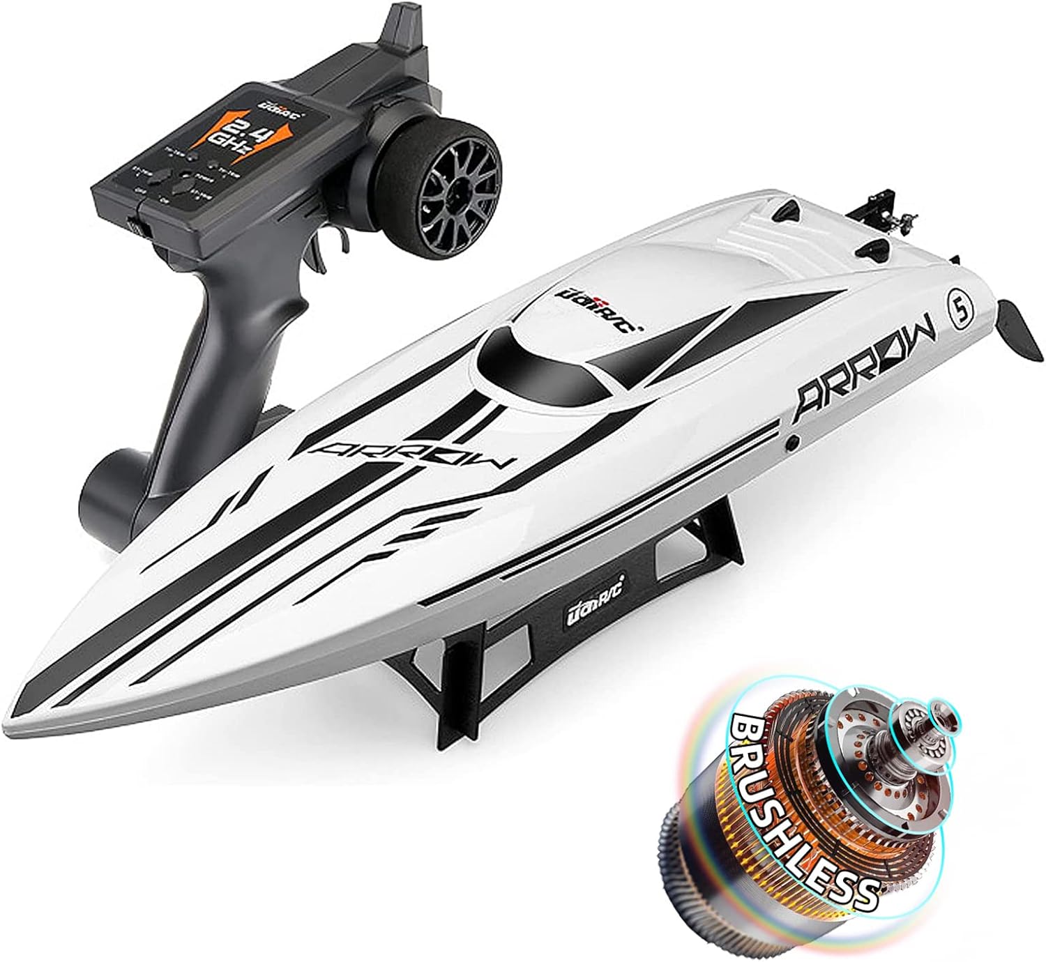 Ulifance RC Boot Brushless – 48 km/h High-Speed Boot für Pool & See (Weiß) - Spielzeug & Spielwaren | ReplayToys Deutschland